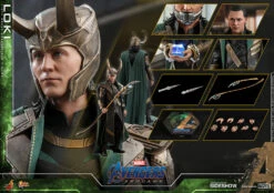 Avengers Endgame 12 Inch Action Figure 1/6 Scale Series - Loki Hot Toys 906459 -CMDSTORE Sales avengers endgame 1 6 scale series loki hot toys 906459 4895228605702 3