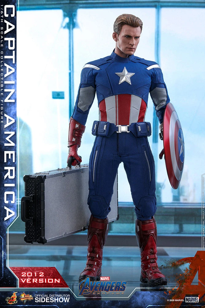 Avengers Endgame 12 Inch Action Figure 1/6 Scale Series - Captain America (2012 Version) Hot Toys 904929 4 Avengers Endgame 12 Inch Action Figure 1/6 Scale Series - Captain America (2012 Version) Hot Toys 904929 - Image 2