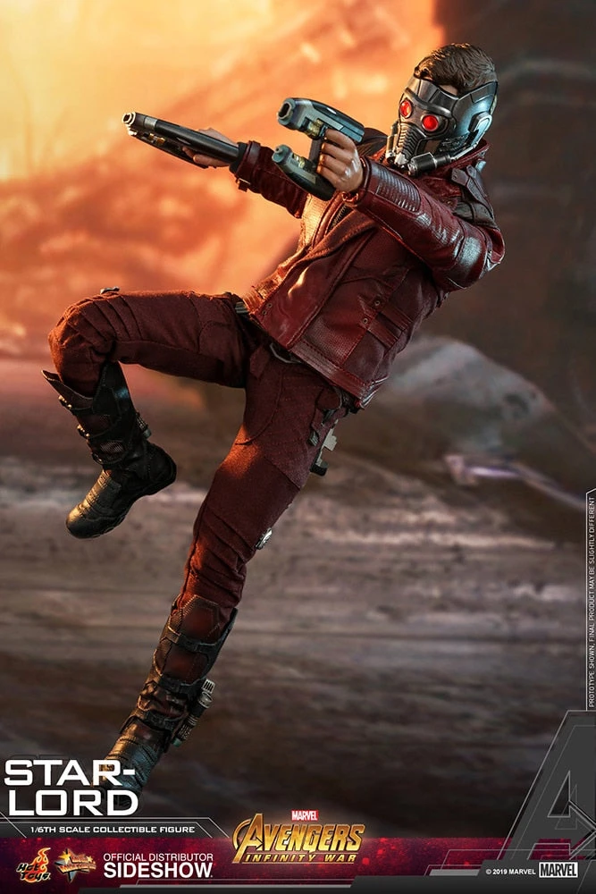 Avengers Infinity War 12 Inch Action Figure Movie Masterpiece 1/6 Scale - Star-Lord Hot Toys 903724 4 Avengers Infinity War 12 Inch Action Figure Movie Masterpiece 1/6 Scale - Star-Lord Hot Toys 903724 - Image 2