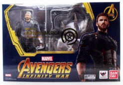 Avengers Infinity War 6 Inch Action Figure S.H. Figuarts - Captain America (Shelf Wear Packaging)