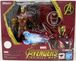 Avengers Infinity War 6 Inch Action Figure S.H. Figuarts - Iron Man Mk-50 Nano Version (Shelf Wear Packaging)
