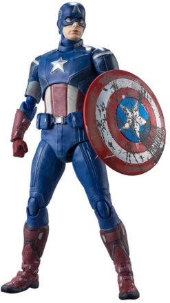 Avengers 6 Inch Action Figure S.H.Figuarts - Captain America Avengers Assemble -CMDSTORE Sales avengers shfiguarts captain america avengers assemble 4573102612847