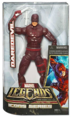Hasbro Marvel Legends Action Figures Icons Exclusive Series 1: Daredevil Red (Non Mint Packaging)