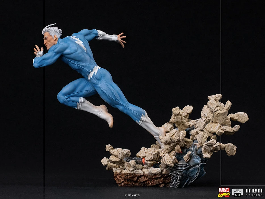 Marvel 1:10 Art Scale Series 10 Inch Statue Figure - Quicksilver Iron Studios 908075 4 Marvel 1:10 Art Scale Series 10 Inch Statue Figure - Quicksilver Iron Studios 908075 - Image 2