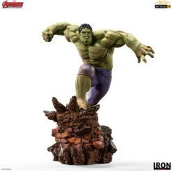 Marvel 1:10 Art Scale Series Avengers: Age Of Ultron 10 Inch Statue Figure Battle Diorama - Hulk Iron Studios 906720