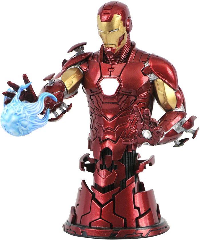 Marvel Collectible Iron Man 6 Inch Bust Statue - Iron Man 3 Marvel Collectible Iron Man 6 Inch Bust Statue - Iron Man