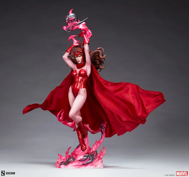 Marvel Collectible 29 Inch Statue Figure Premium Format - Scarlet Witch Sideshow 300485 4 Marvel Collectible 29 Inch Statue Figure Premium Format - Scarlet Witch Sideshow 300485 - Image 2
