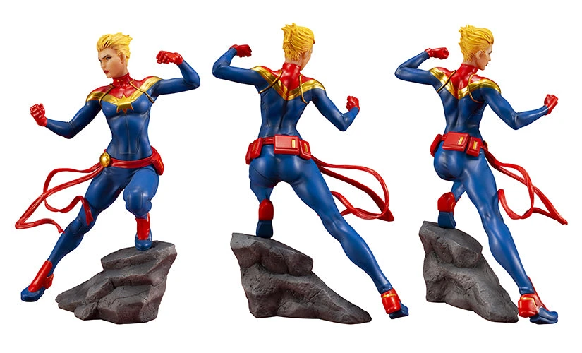 Marvel Comics Avengers Series 8 Inch Statue Figure ARTFX+ - Captain Marvel 4 Marvel Comics Avengers Series 8 Inch Statue Figure ARTFX+ - Captain Marvel - Image 2