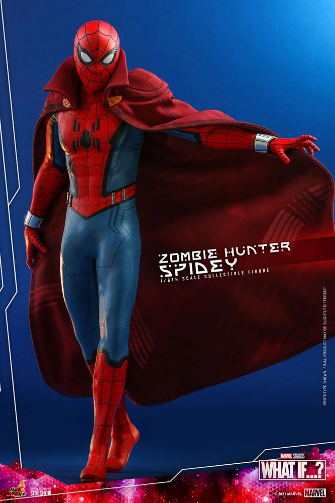 Marvel Disney+ What If 12 Inch Action Figure 1/6 Scale - Zombie Hunter Spidey Hot Toys 909046 3 Marvel Disney+ What If 12 Inch Action Figure 1/6 Scale - Zombie Hunter Spidey Hot Toys 909046