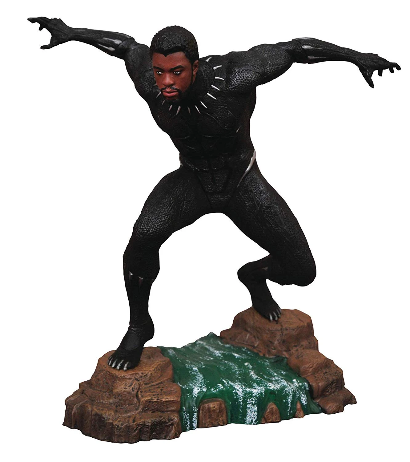 Marvel Gallery 9 Inch PVC Statue Black Panther - Unmasked Black Panther 4 Marvel Gallery 9 Inch PVC Statue Black Panther - Unmasked Black Panther - Image 2