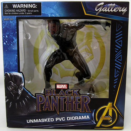 Marvel Gallery 9 Inch PVC Statue Black Panther - Unmasked Black Panther 3 Marvel Gallery 9 Inch PVC Statue Black Panther - Unmasked Black Panther