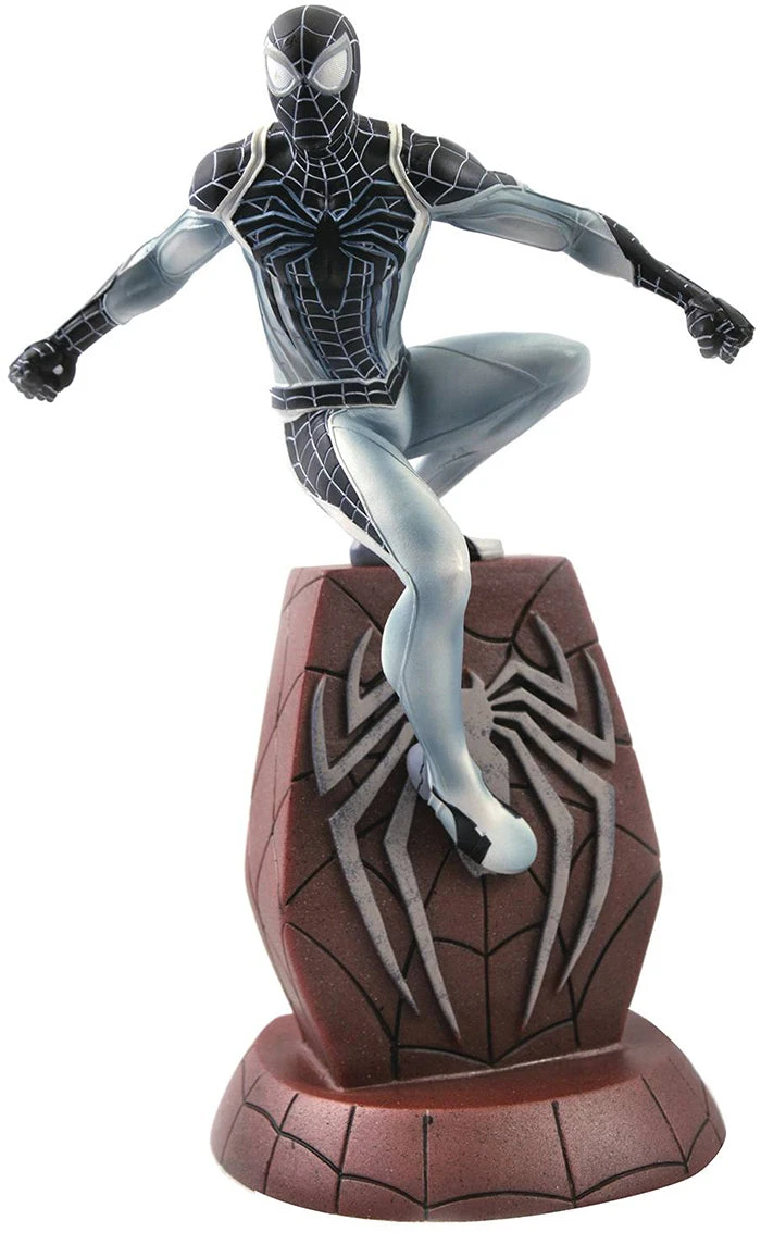 Marvel Gallery Spider-Man PS4 10 Inch Statue Figure SDCC 2020 Exclusive - Negative Suit Spider-Man 3 Marvel Gallery Spider-Man PS4 10 Inch Statue Figure SDCC 2020 Exclusive - Negative Suit Spider-Man