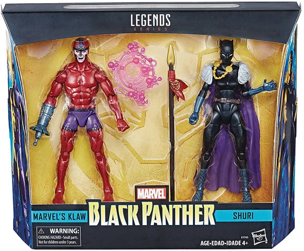 Marvel Legends 6 Inch Action Figure 2-Pack Series - Klaw Vs Shuri 3 Marvel Legends 6 Inch Action Figure 2-Pack Series - Klaw Vs Shuri