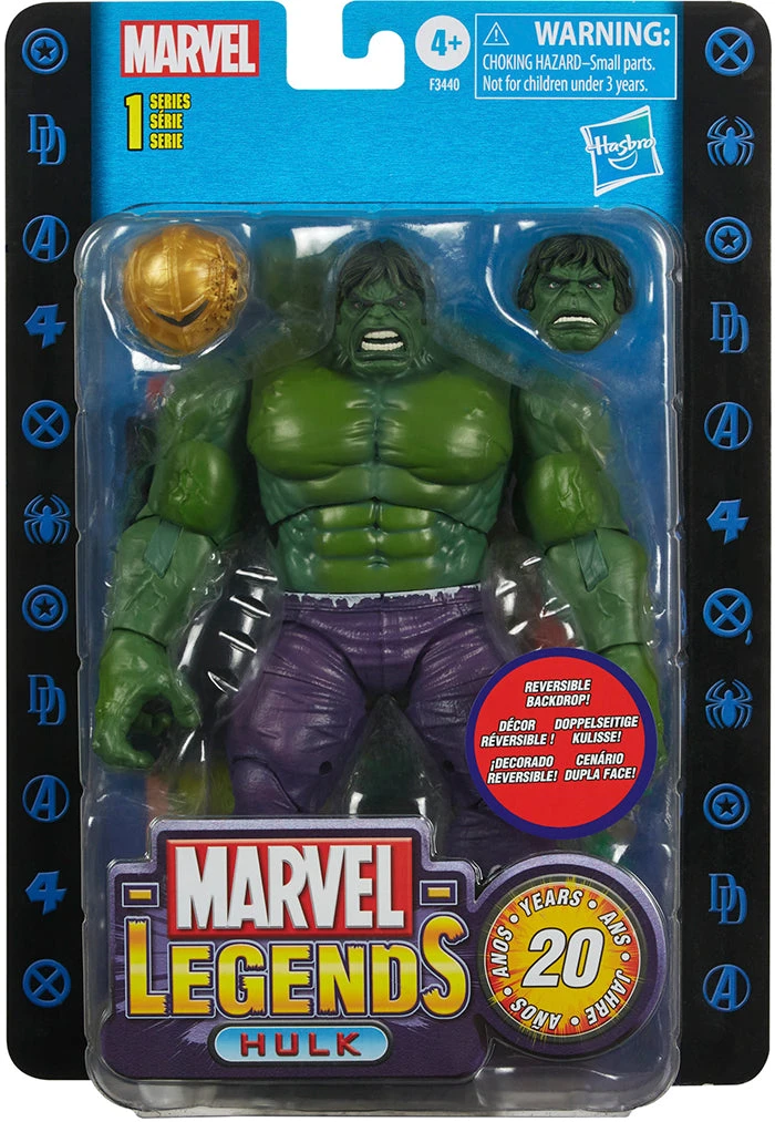 Marvel Legends 20th Anniversary 6 Inch Action Figure Wave 1 - Hulk 3 Marvel Legends 20th Anniversary 6 Inch Action Figure Wave 1 - Hulk