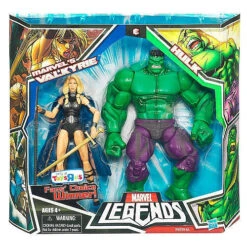 Marvel Legends 6 Inch Action Figure 2-Pack Exclusive - Valkyrie Vs Green Hulk