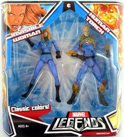 Marvel Legends 6 Inch Action Figure 2-Pack Wave 2.5 - Invisible Woman & Human Torch 3 Marvel Legends 6 Inch Action Figure 2-Pack Wave 2.5 - Invisible Woman & Human Torch