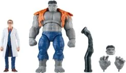 Marvel Legends Avengers 6 Inch Action Figure 2-pack - Gray Hulk And Dr Bruce Banner -CMDSTORE Sales marvel legends avengers 2 pack gray hulk and dr bruce banner 5010996142597 2