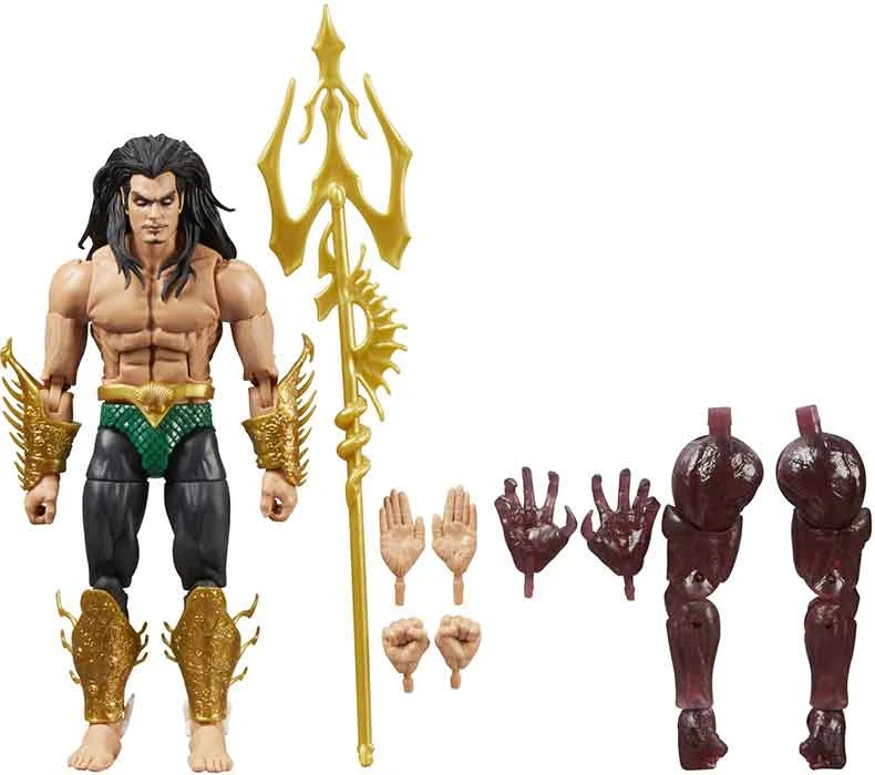 Marvel Legends Avengers 6 Inch Action Figure BAF The Void - Namor (Pre-Order Ships Feb. 2024) 4 Marvel Legends Avengers 6 Inch Action Figure BAF The Void - Namor (Pre-Order Ships Feb. 2024) - Image 2