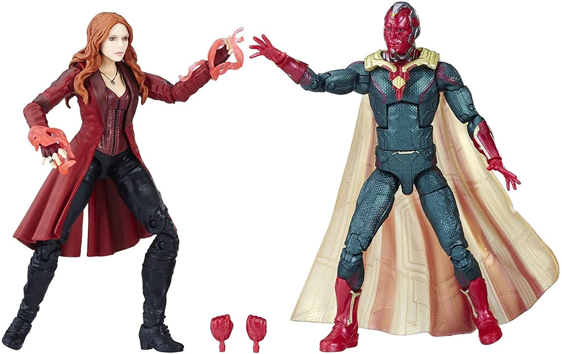 Marvel Legends Avengers Infinity War 6 Inch Action Figure 2-Pack Exclusive - Scarlet Witch & Vision 4 Marvel Legends Avengers Infinity War 6 Inch Action Figure 2-Pack Exclusive - Scarlet Witch & Vision - Image 2