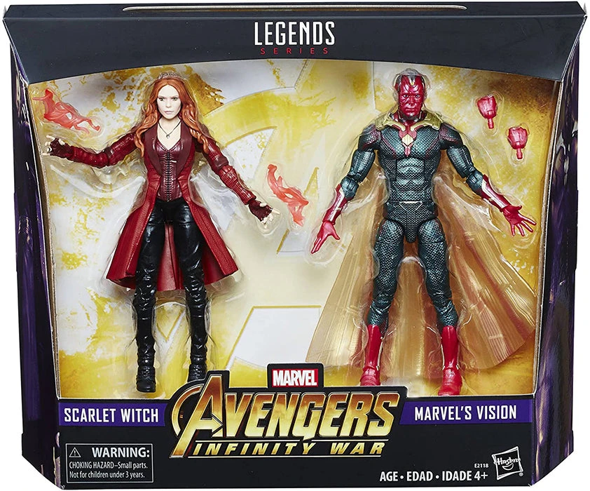 Marvel Legends Avengers Infinity War 6 Inch Action Figure 2-Pack Exclusive - Scarlet Witch & Vision 3 Marvel Legends Avengers Infinity War 6 Inch Action Figure 2-Pack Exclusive - Scarlet Witch & Vision