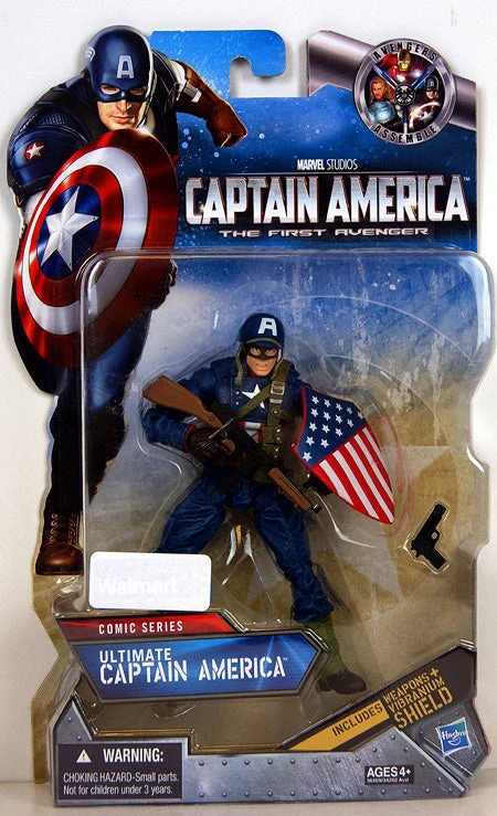 Marvel Legends Captain America The First Avenger 6 Inch Action Figure Exclusive Series - Ultimate Captain America 3 Marvel Legends Captain America The First Avenger 6 Inch Action Figure Exclusive Series - Ultimate Captain America
