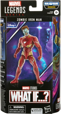 CMDSTORE Sales 9 Marvel Legends Disney+ 6 Inch Action Figure BAF Khonshu - Zombie Iron Man