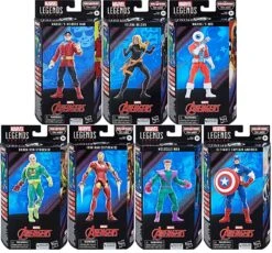 Marvel Legends Comics 6 Inch Action Figure BAF Puff Adder - Set Of 7 (Build-A-Figure Puff Adder)