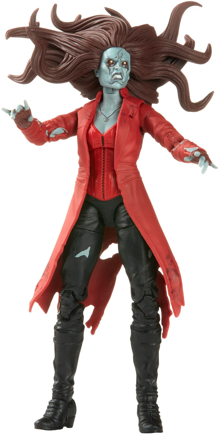 Marvel Legends Disney+ 6 Inch Action Figure BAF Khonshu - Zombie Scarlet Witch 4 Marvel Legends Disney+ 6 Inch Action Figure BAF Khonshu - Zombie Scarlet Witch - Image 2