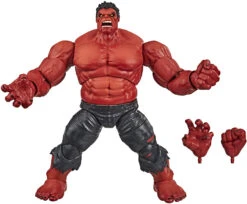 Marvel Legends 6 Inch Action Figure Exclusive - Red Hulk (Shelf Wear Packaging) -CMDSTORE Sales marvel legends exclusive 6 inch action figure red hulk loose
