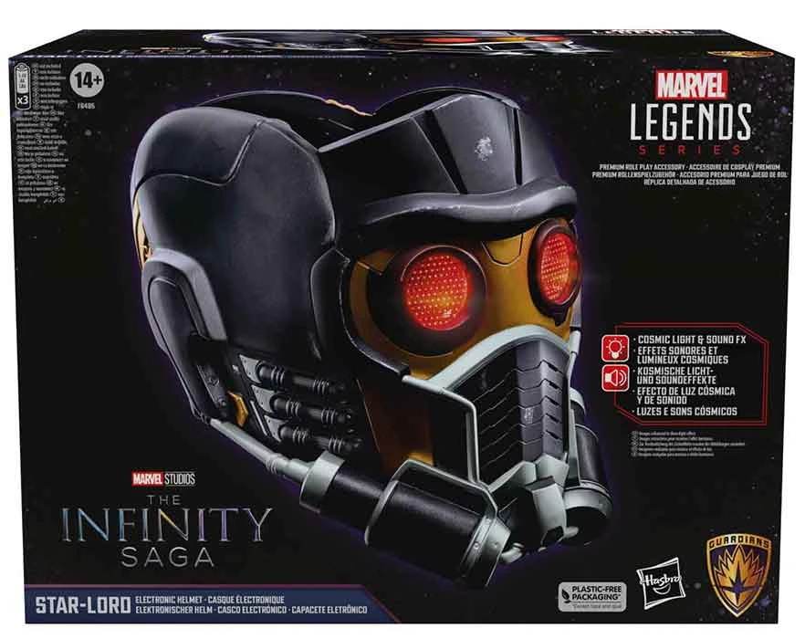Marvel Legends GoG Vol. 3 Gear Life Size Action Figure Electronic Helmet - Star-Lord 3 Marvel Legends GoG Vol. 3 Gear Life Size Action Figure Electronic Helmet - Star-Lord