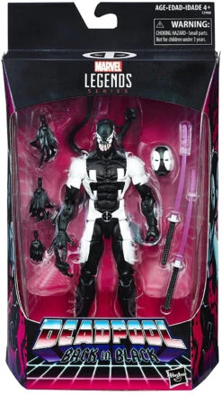 Marvel Legends Infinite 6 Inch Action Figure Exclusive Series - Symbiote Deadpool Back In Black