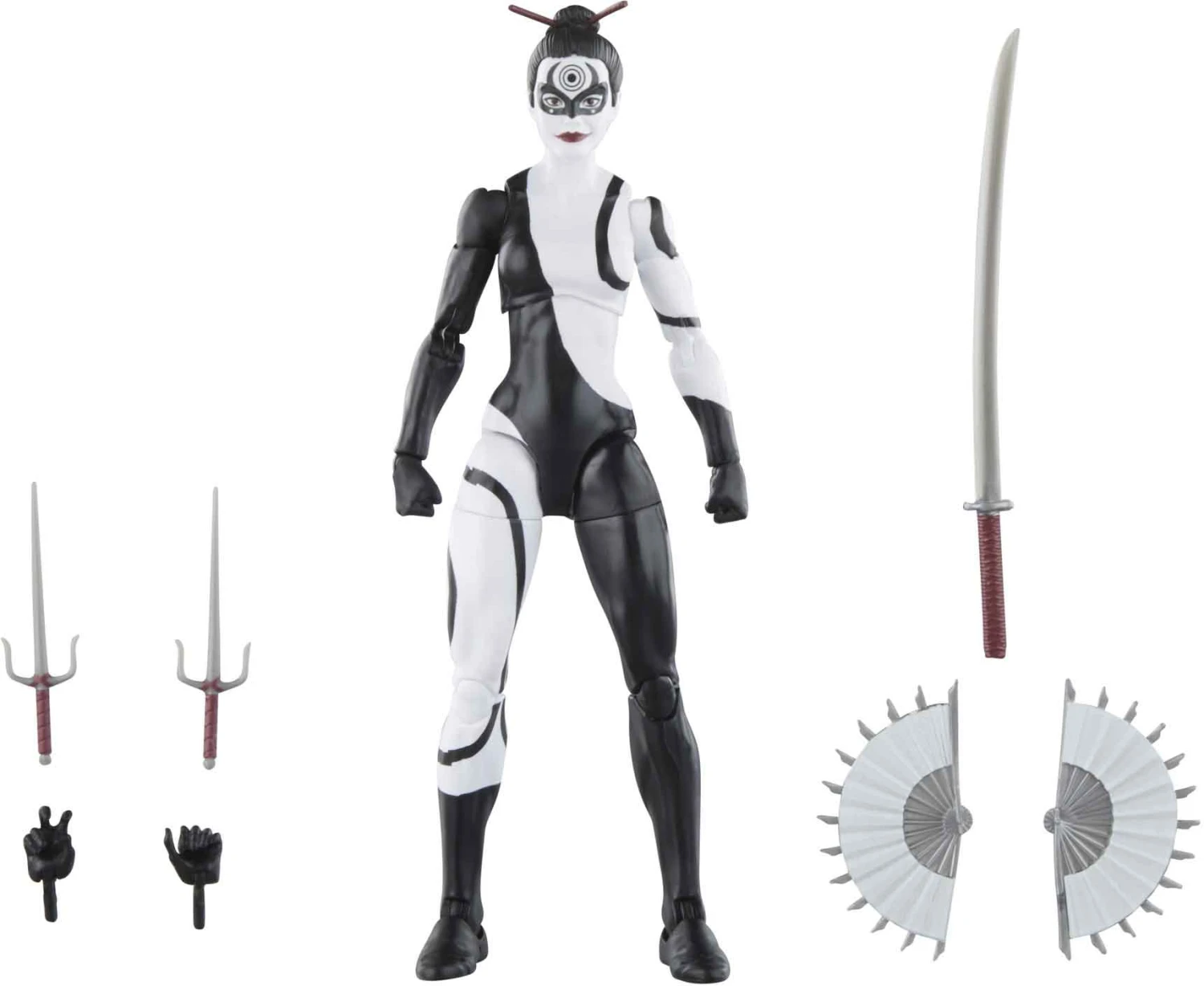 Marvel Legends Marvel Knights 6 Inch Action Figure BAF Mindless One - Lady Bullseye 4 Marvel Legends Marvel Knights 6 Inch Action Figure BAF Mindless One - Lady Bullseye - Image 2