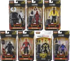 Marvel Legends Marvel Knights 6 Inch Action Figure BAF Mindless One - Set Of 7 (Build-A-Figure Mindless One)