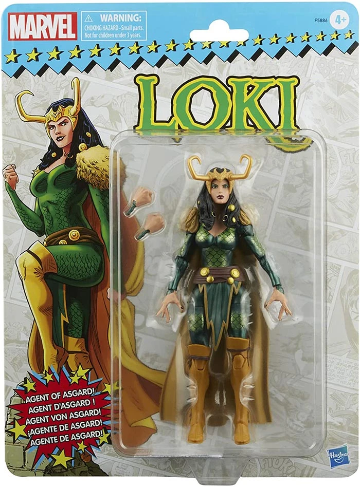 Marvel Legends Retro 6 Inch Action Figure - Female Loki Agent Of Asgard 3 Marvel Legends Retro 6 Inch Action Figure - Female Loki Agent Of Asgard