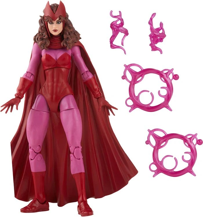 Marvel Legends Retro 6 Inch Action Figure - Scarlet Witch 4 Marvel Legends Retro 6 Inch Action Figure - Scarlet Witch - Image 2