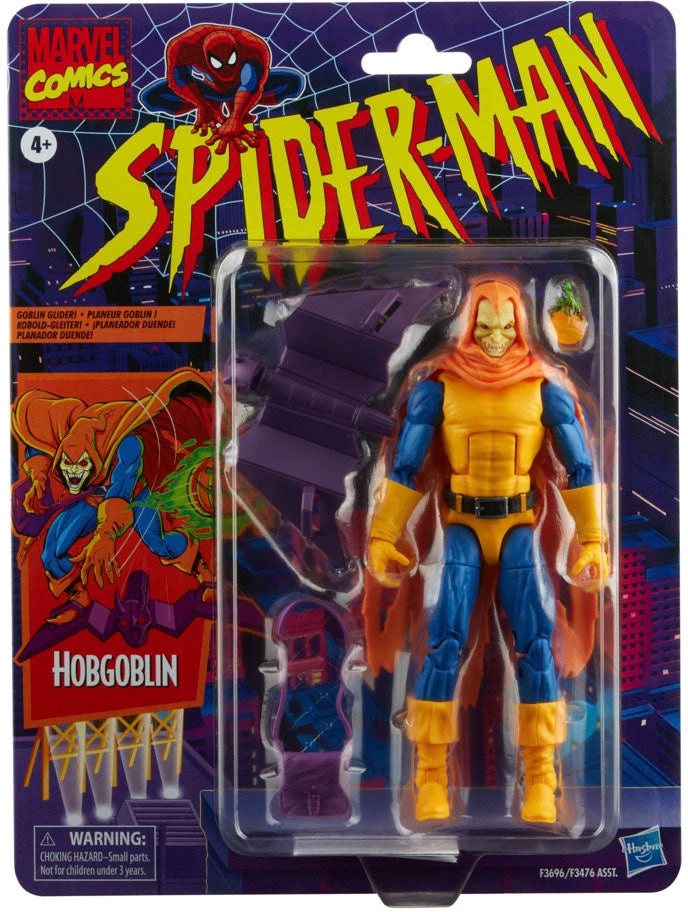 Marvel Legends Retro 6 Inch Action Figure Spider-Man Wave 2 - Hobgoblin 3 Marvel Legends Retro 6 Inch Action Figure Spider-Man Wave 2 - Hobgoblin