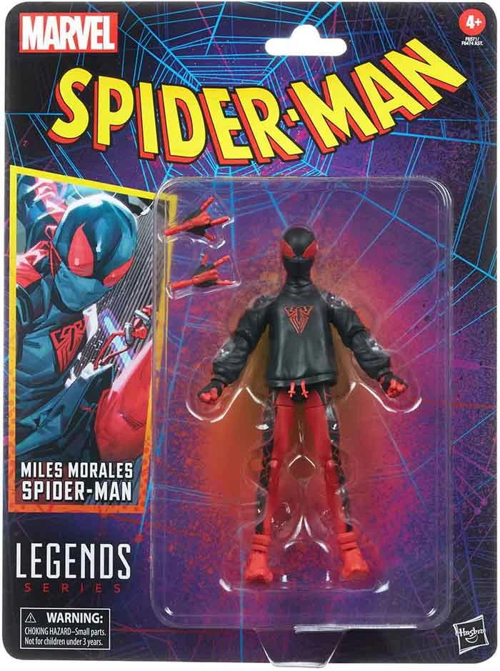 Marvel Legends Retro 6 Inch Action Figure Spider-Man Wave 3 - Miles Morales Spider-Man 3 Marvel Legends Retro 6 Inch Action Figure Spider-Man Wave 3 - Miles Morales Spider-Man