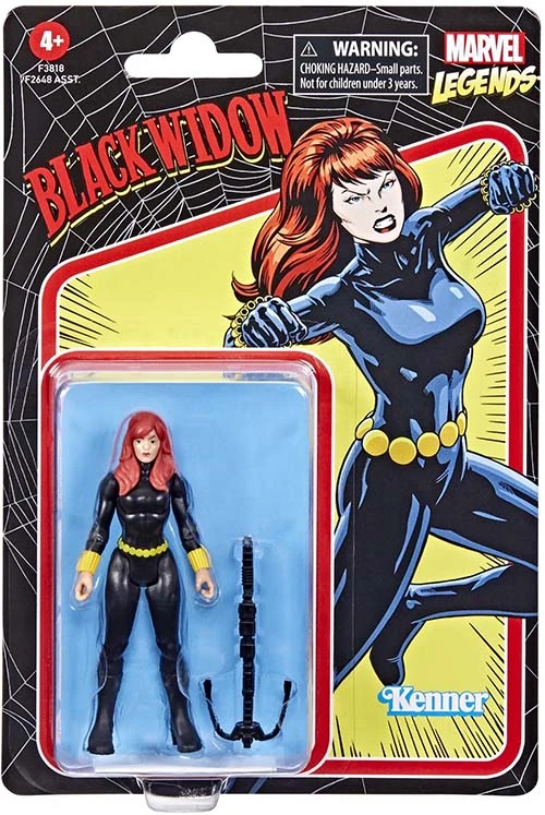 Marvel Legends Retro 3.75 Inch Action Figure Wave 6 - Black Widow 3 Marvel Legends Retro 3.75 Inch Action Figure Wave 6 - Black Widow