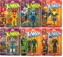 Marvel Legends Retro 6 Inch Action Figure X-Men Classic Series 2 - Set Of 6