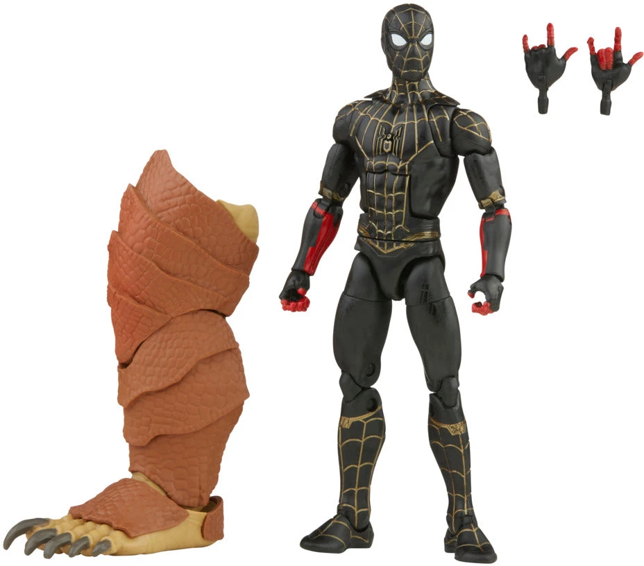 Marvel Legends Spider-Man No Way Home 6 Inch Action Figure BAF Armadillo - Black & Gold Suit Spider-Man 4 Marvel Legends Spider-Man No Way Home 6 Inch Action Figure BAF Armadillo - Black & Gold Suit Spider-Man - Image 2