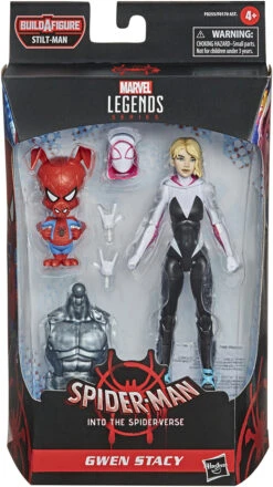 Marvel Legends Spider-Man 6 Inch Action Figure BAF Stilt-Man - Gwen Stacy (Shelf Room Packaging)