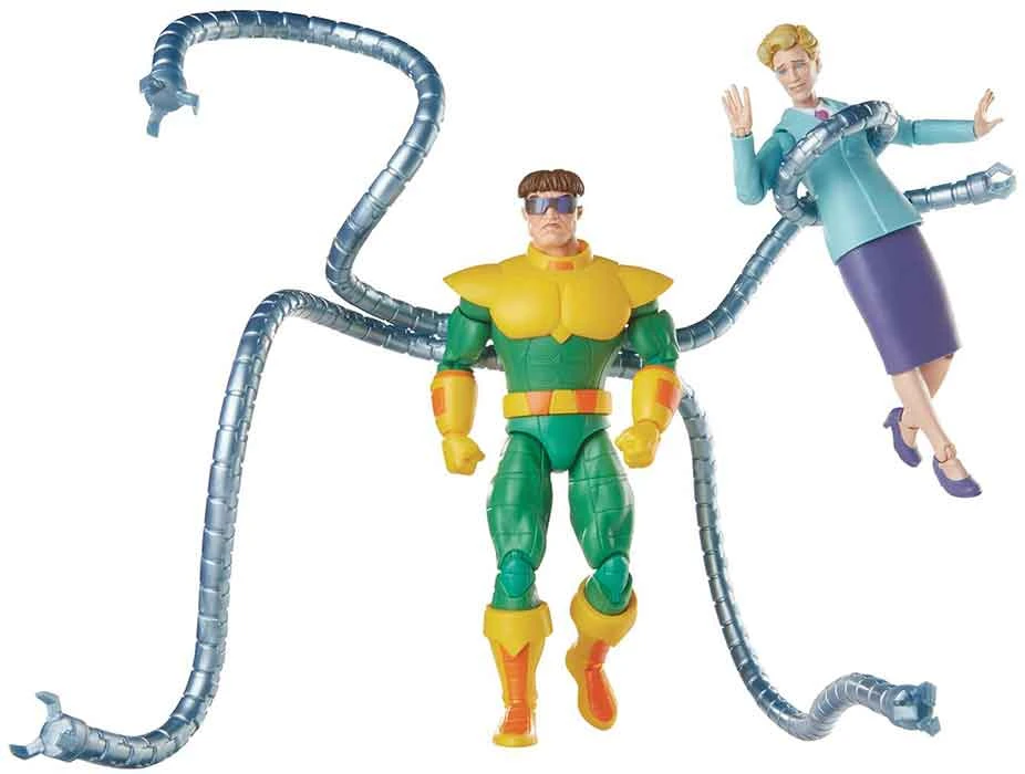 Marvel Legends Spider-Man 6 Inch Action Figure VHS 2-Pack - Doc Ock & Aunt May 4 Marvel Legends Spider-Man 6 Inch Action Figure VHS 2-Pack - Doc Ock & Aunt May - Image 2