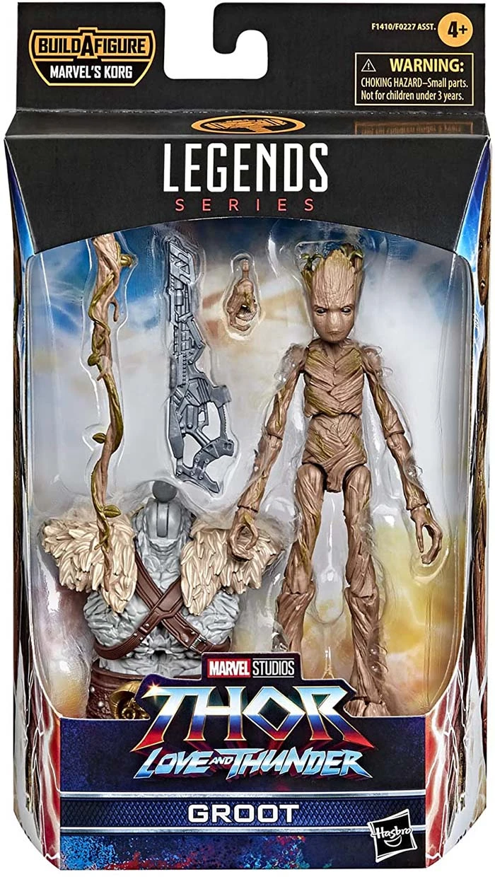 Marvel Legends Thor Love And Thunder 6 Inch Action Figure BAF Korg - Groot 3 Marvel Legends Thor Love And Thunder 6 Inch Action Figure BAF Korg - Groot