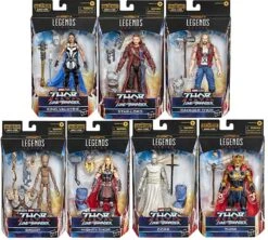 Marvel Legends Thor Love And Thunder 6 Inch Action Figure BAF Korg - Set Of 7 (Build-A-Figure Korg)