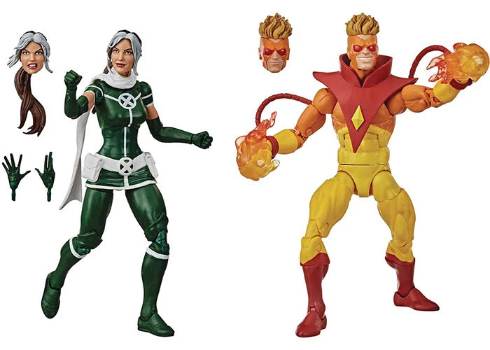 Marvel Legends X-Men 6 Inch Action Figure 2-Pack - Rogue And Pyro 4 Marvel Legends X-Men 6 Inch Action Figure 2-Pack - Rogue And Pyro - Image 2