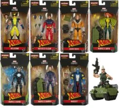 Marvel Legends X-Men 6 Inch Action Figure BAF Bonebreaker - Set Of 7 (Build-A-Figure Bonebreaker)