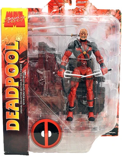 Marvel Select 8 Inch Action Figure - Deadpool Unmasked Variant (Sub-Standard Packaging) 3 Marvel Select 8 Inch Action Figure - Deadpool Unmasked Variant (Sub-Standard Packaging)