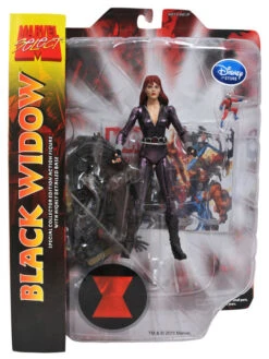 Marvel Select 8 Inch Action Figure Exclusive - Black Widow (Blister Card Was Re-glued As It Came Loose)