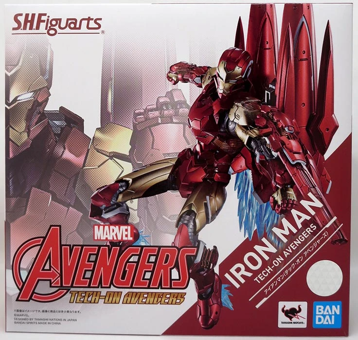 Marvel Tech-On Avengers 6 Inch Action Figure S.H. Figuarts - Iron Man DH-10 Mode 3 Marvel Tech-On Avengers 6 Inch Action Figure S.H. Figuarts - Iron Man DH-10 Mode