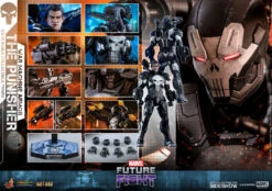 Marvel The Punisher 12 Inch Action Figure Movie Masterpiece 1/6 Scale - The Punisher War Machine Armor Hot Toys 904324 -CMDSTORE Sales marvel the punisher movie masterpiece series 12 inch action figure the punisher war machine armor3